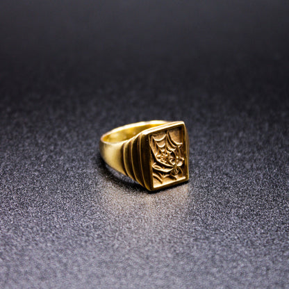 Spider B Ring (Gold)